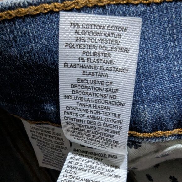 Lucky Brand Jeans Mens 46x30 Blue 181 Relaxed Fit Straight Leg Stretch Denim - Picture 9 of 13